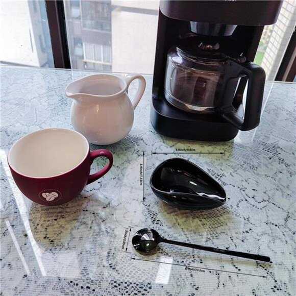 Ceramic Coffee Spoon Rest Mini Holder for Coffee Bar Station Decor Accessory - Picture 5 of 8